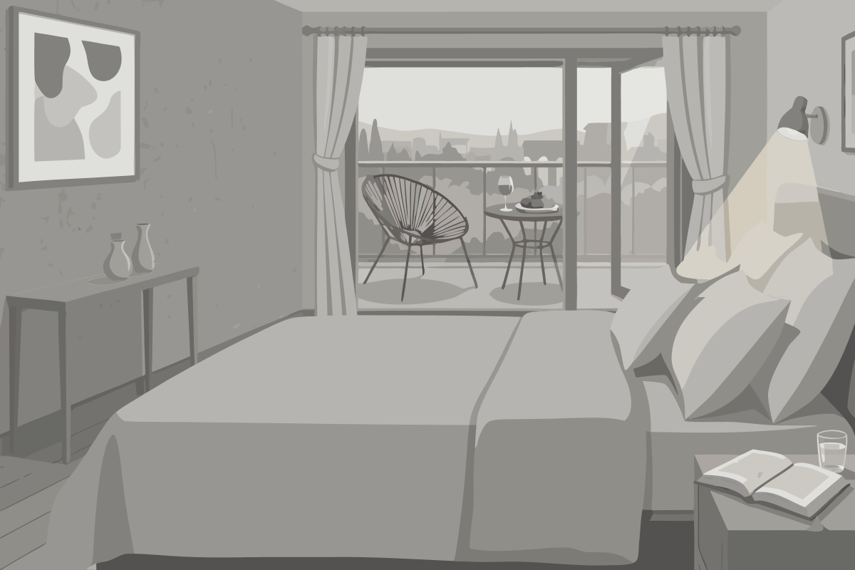 Apartamento com Vista das Montanhas